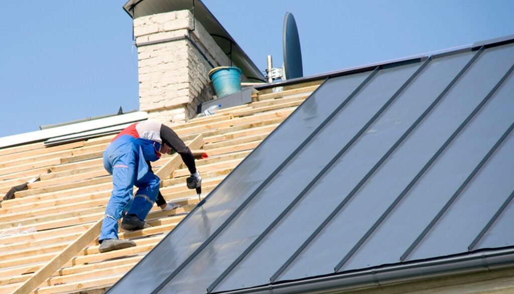 Top Steel Roof Installation