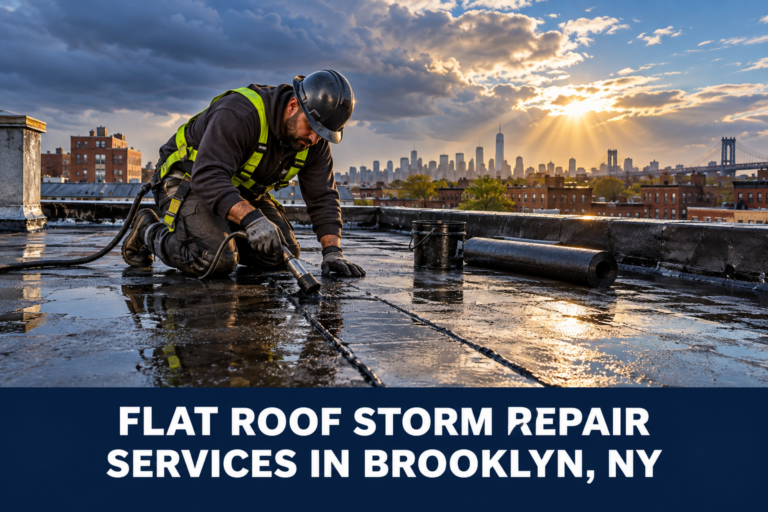 Flat Roof Storm Repair Services